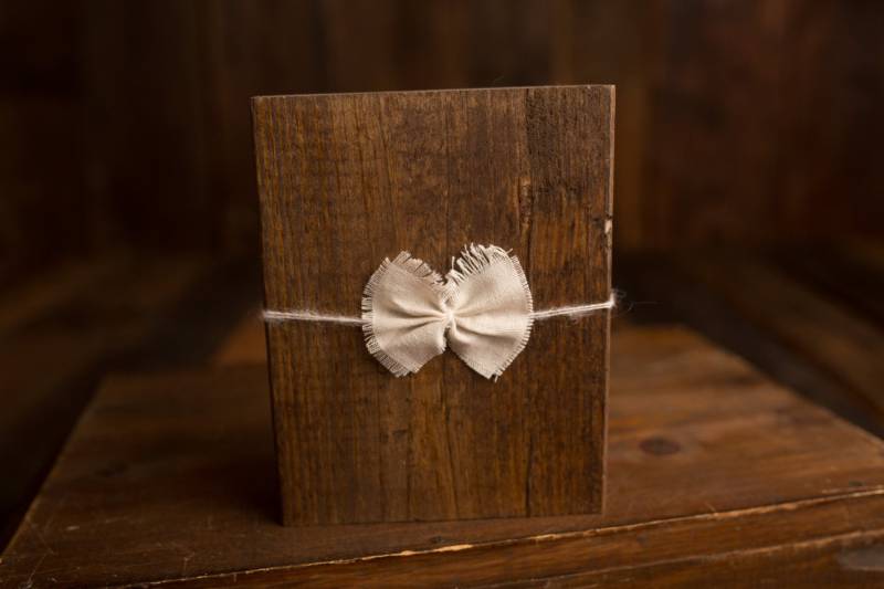 Leinen Schleife Mohair Raffhalter, Stirnband, Heiligenschein, Neugeborene Babyfotografie Requisite von AMOSandSAWYER