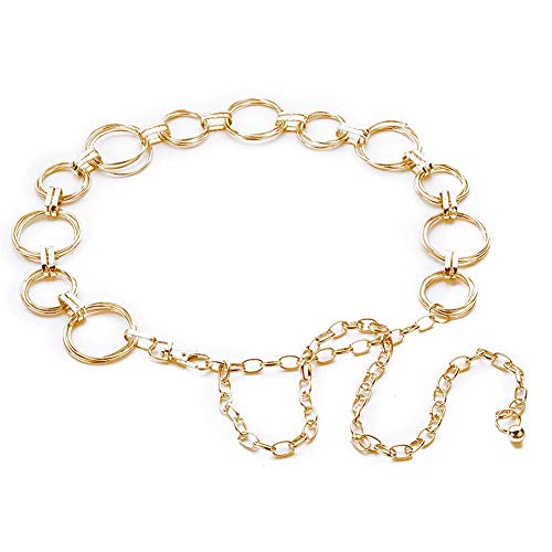 AMOYER Damen-Metall Link-Taille Einfache Dekorative Waistband Geeignet für Kleid-Frauen von AMOYER