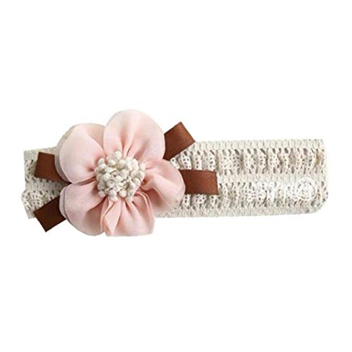 AMOYER Weiche, Elastische Spitze-baby-stirnband-große Blumen-haar-riegel-haar-dekoration Kleinkind Baby-party-geburtstags-baby-haarband von AMOYER