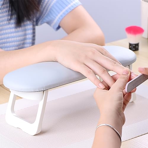 Maniküre Handauflage, AMOYUN Nagel Handkissen Nagel Armauflage Kissen Wasserdicht Rutschfest Maniküre Armlehne Kissen Nagelstudio Kissen Maniküre Fußpolster mit Maniküre-Tischmatte für Maniküre Salon von AMOYUN