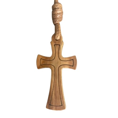 AMPALS Halskette croixboisolivier10 von AMPALS