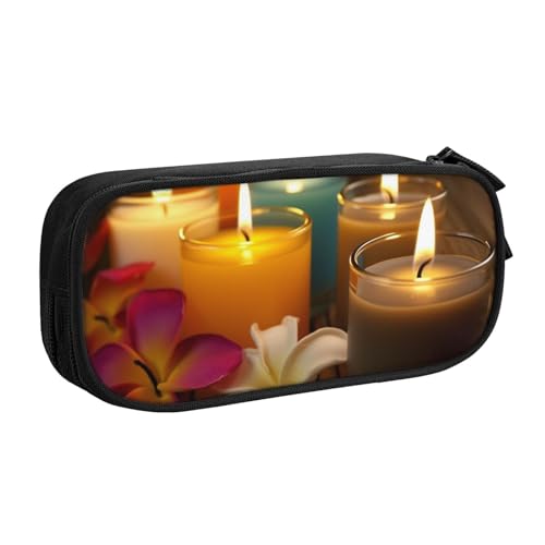 AMREWQYL Aromatische Kerzen bedruckte Stifteetui, Schreibwaren-Aufbewahrungsbox von AMREWQYL