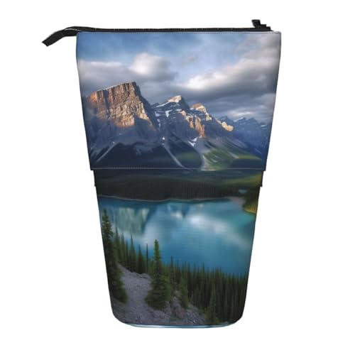 AMREWQYL Banff National Park bedruckte Bleistift-Teleskop-Aufbewahrungstasche von AMREWQYL