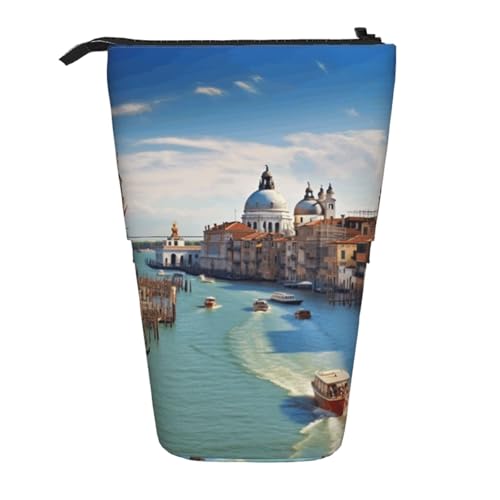 AMREWQYL Bedruckte Teleskop-Aufbewahrungstasche für Bleistifte, Motiv: Grand C in Italy von AMREWQYL