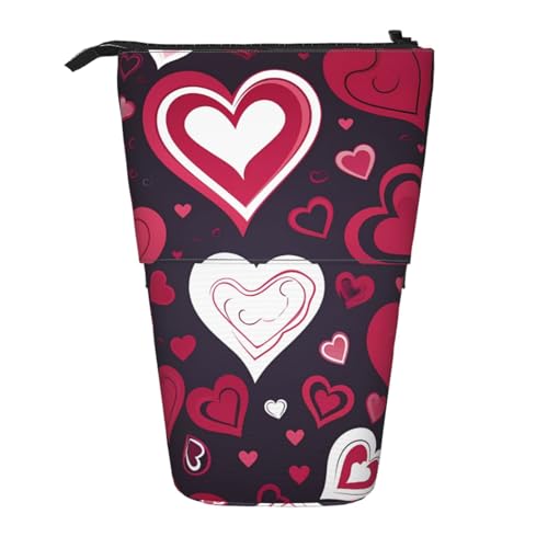 AMREWQYL Bedruckte Teleskop-Aufbewahrungstasche mit Aufschrift "Happy Valentine's Day" von AMREWQYL