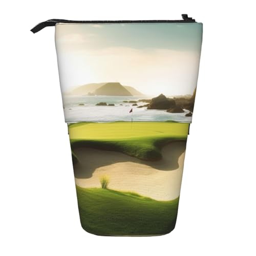 AMREWQYL Bedruckte Teleskop-Aufbewahrungstasche mit Strand-Golfplatz von AMREWQYL