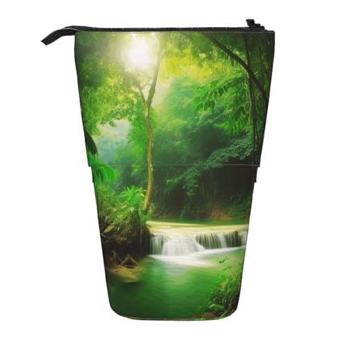 AMREWQYL Bedruckte Teleskop-Aufbewahrungstasche mit natürlichem Dschungellandschaft von AMREWQYL