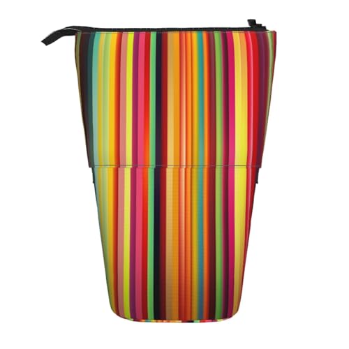 AMREWQYL Bunte gestreifte Teleskop-Aufbewahrungstasche von AMREWQYL