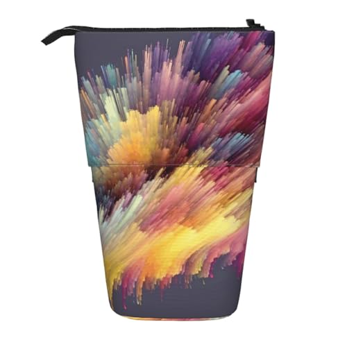 AMREWQYL Dream bunt bedruckte Teleskop-Aufbewahrungstasche für Bleistifte von AMREWQYL