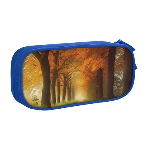 AMREWQYL Federmäppchen mit Aufdruck "Morning Grove", Federmäppchen, Schreibwaren-Aufbewahrungsbox von AMREWQYL