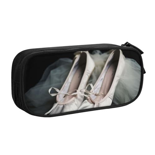 AMREWQYL Federmäppchen mit Ballettschuh-Motiv von AMREWQYL
