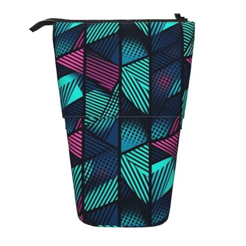AMREWQYL Geometrisches Muster, 1 bedruckte Teleskop-Aufbewahrungstasche von AMREWQYL