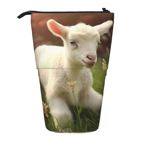 AMREWQYL Niedliche Teleskop-Aufbewahrungstasche mit Lamm-Motiv von AMREWQYL