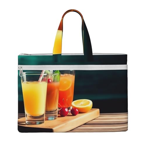 AMREWQYL Saft auf dem Holzbrett bedruckte Canvas-Tragetasche, modische Handtasche, Schultertasche, Schwarz, Einheitsgröße von AMREWQYL
