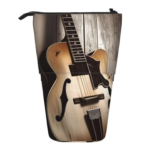 AMREWQYL Teleskop-Aufbewahrungstasche mit Gitarrenbildern von AMREWQYL