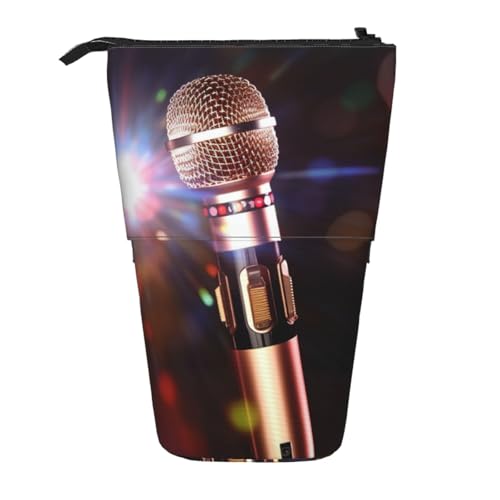 AMREWQYL Teleskop-Aufbewahrungstasche mit Karaoke-Mikrofon von AMREWQYL