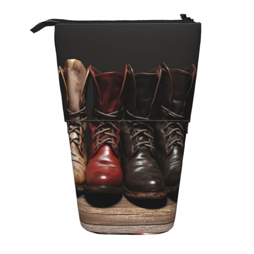 AMREWQYL Teleskop-Aufbewahrungstasche mit Lederstiefeln von AMREWQYL