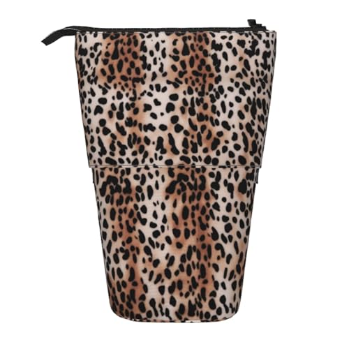 AMREWQYL Teleskop-Aufbewahrungstasche mit Leopardenmuster von AMREWQYL