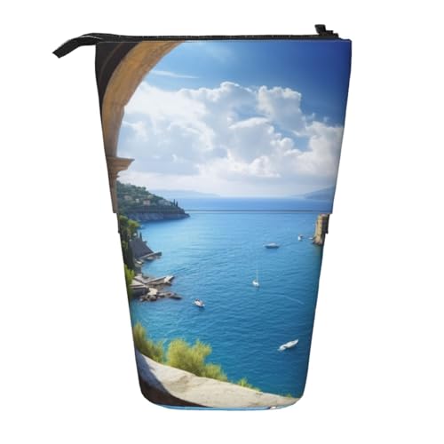 AMREWQYL Teleskop-Aufbewahrungstasche mit Mediterransicht von AMREWQYL