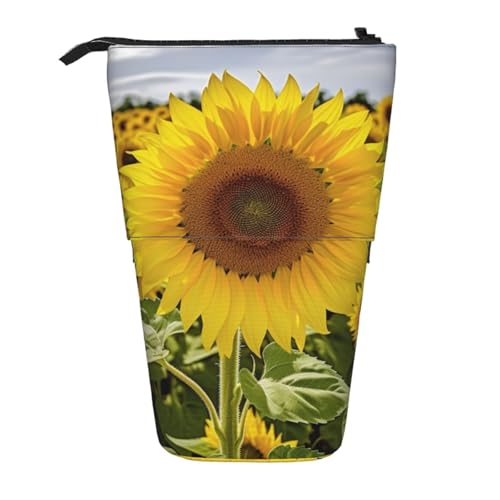 AMREWQYL Teleskop-Aufbewahrungstasche mit Motiv "Blooming Sunflowers" von AMREWQYL