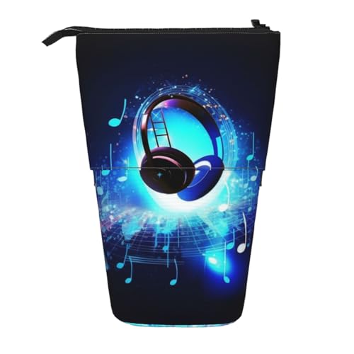 AMREWQYL Teleskop-Aufbewahrungstasche mit Musik-Nacht-Motiv von AMREWQYL