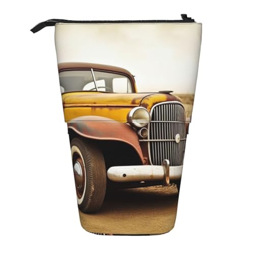 AMREWQYL Teleskop-Aufbewahrungstasche mit antikem Autodruck von AMREWQYL