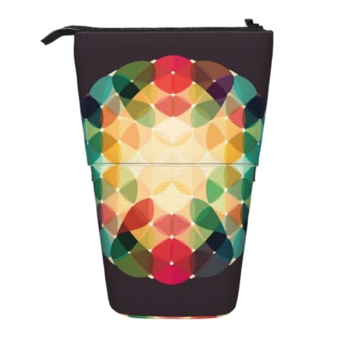 AMREWQYL Teleskop-Aufbewahrungstasche mit geometrischem Kreis von AMREWQYL