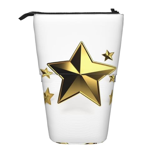 AMREWQYL Teleskop-Aufbewahrungstasche mit goldfarbenem Stern-Druck von AMREWQYL