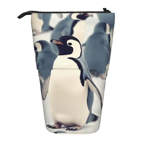 AMREWQYL Teleskop-Aufbewahrungstasche mit niedlichem Pinguin-Tiermuster von AMREWQYL