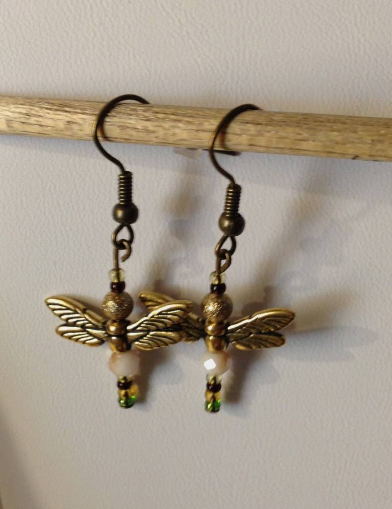 Libelle Ohrringe Libelle Ohrringe von AMRossJewelry