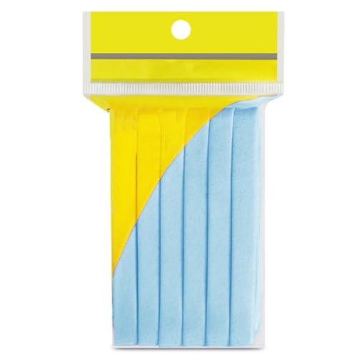 AMSLSIU 12Pcs Make Up Entfernen Pads Gesicht Waschen Puff Körperpflege Wasser Saugfähigen Frauen Gesichter Reinigung Schwamm Waschen Tücher Schwämme Werkzeuge, Blau, 1Stk von AMSLSIU