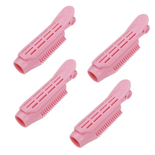 AMSLSIU 4 Stück Volumizing Long Short Hair Root Clip Plastic Curler Roller Wave Clip Styling Clamp Curling Geschenke für Frauen, Rosa AMSLSIU 4 Stück Volumizing Long Short Hair Root Clip Plastic Curler Roller Wave Clip Styling Clamp Curling Geschenke für Frauen, Rosa von AMSLSIU