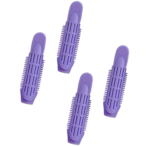 AMSLSIU 4 Stück Volumizing Long Short Hair Root Clip Plastic Curler Roller Wave Clip Styling Clamp Curling Geschenke für Frauen, Violett AMSLSIU 4 Stück Volumizing Long Short Hair Root Clip Plastic Curler Roller Wave Clip Styling Clamp Curling Geschenke für Frauen, Violett von AMSLSIU