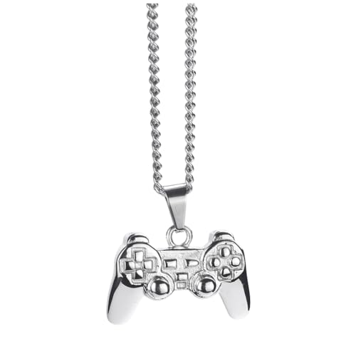 AMSLSIU Die Game Controller Anhänger Halskette unterstreicht die Gaming Leidenschaft. Die Metallkette wertet jedes Outfit auf und ist eine Geschenkidee, Splitter AMSLSIU Die Game Controller Anhänger Halskette unterstreicht die Gaming Leidenschaft. Die Metallkette wertet jedes Outfit auf und ist eine Geschenkidee, Splitter von AMSLSIU