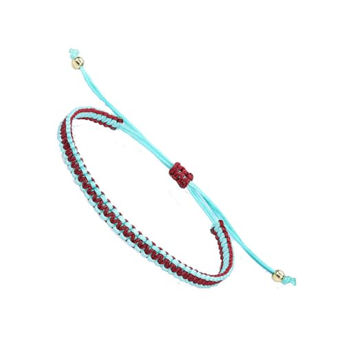 AMSLSIU Freundschaftsarmband Frauen geflochtene Armreifen Geschenk wasserdicht gewebte Handkette stilvolle beliebte Frauen Schmuck Armreif, Geben Sie 5 ein von AMSLSIU