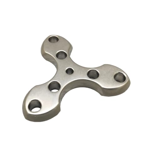 AMSLSIU Langlebiger Titan Anhänger, Geschenk für Sich selbst oder Ihre Lieben, langlebig, dreiseitiger Schlüsselanhänger aus Titanlegierung, Fingertiger, Titan, Anhänger von AMSLSIU