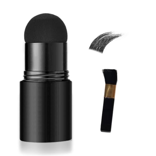 AMSLSIU Men Beard Filler Powder Long Lasting Hair Shape Patches Coloring Covering Makeup Business Pen Thickening Dye Paint, Schwarz von AMSLSIU