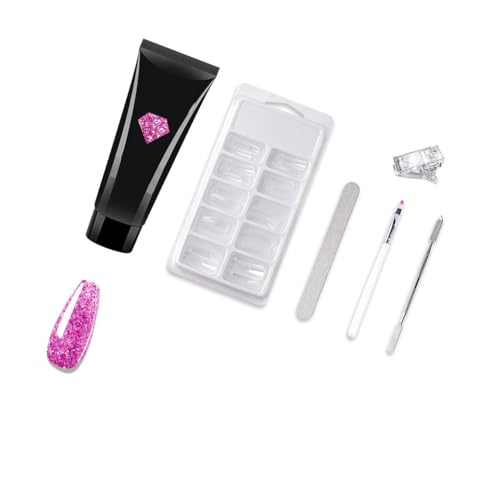 AMSLSIU Nagelverlängerungs Gel Set Nagellack Kit Praktische Handmaniküre Werkzeuge Heimanfänger Kinder Erwachsene Kinderbedarf , Typ3 von AMSLSIU
