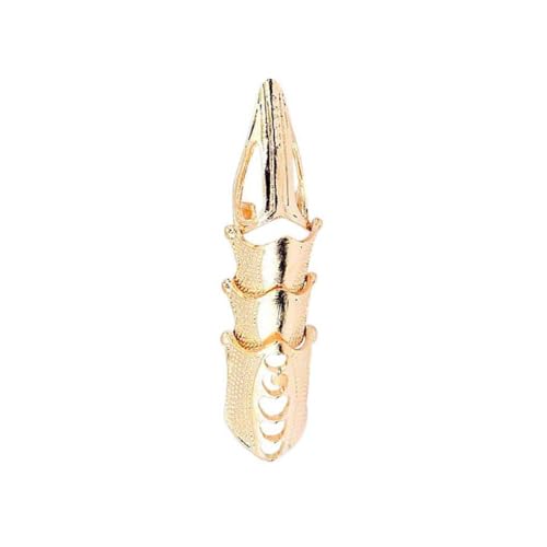 AMSLSIU Punk Ring Herren Accessoires Gothic Style Modisch Krallenförmiges Dekor Volle Ringe Süßes Geschenk Mode Glatte Oberfläche Knöchelgelenk, Gold AMSLSIU Punk Ring Herren Accessoires Gothic Style Modisch Krallenförmiges Dekor Volle Ringe Süßes Geschenk Mode Glatte Oberfläche Knöchelgelenk, Gold von AMSLSIU