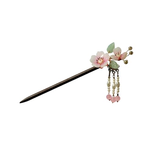 AMSLSIU Retro Haarstäbchen Traditioneller Haarnadel Blumenkamm Imitationsperle Quaste Handgefertigte Gabeln Kopfbedeckung Schmuck für Party AMSLSIU Retro Haarstäbchen Traditioneller Haarnadel Blumenkamm Imitationsperle Quaste Handgefertigte Gabeln Kopfbedeckung Schmuck für Party von AMSLSIU