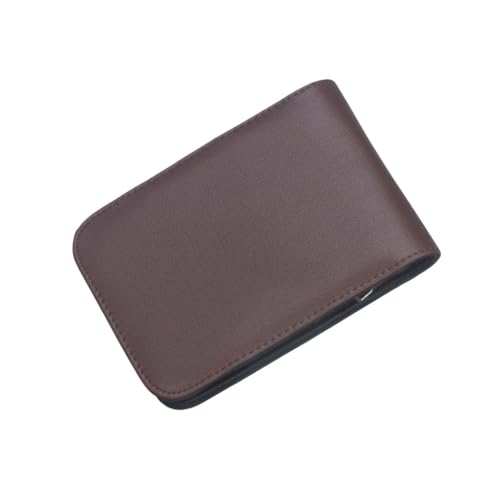 AMSLSIU Stifttasche Bleistiftbeutel Multifunktionaler Make up Organizer Klassenzimmer Schulzubehör Praktischer Schreibwarensack Stifthalter, Kaffee von AMSLSIU