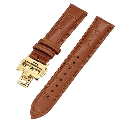 AMSOH 19 mm, 20 mm, 22 mm, doppelseitiges Rindslederarmband für Vacheron VC Uhrenarmband Constantin für Damen und Herren, 20 mm, Achat von AMSOH