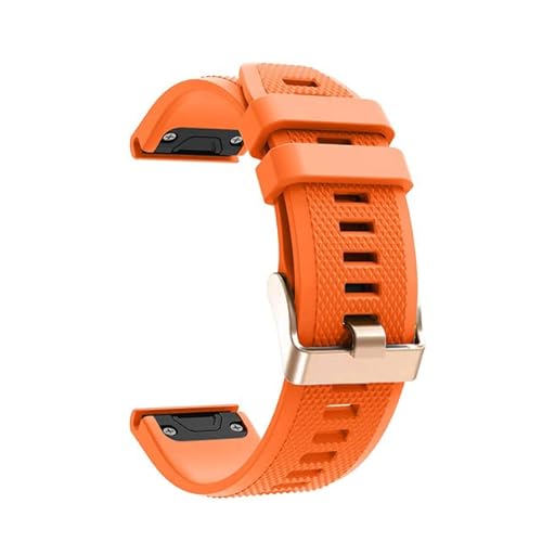 AMSOH 20 22 26 mm Smartwatch für Garmin Fenix 6X 6 Pro GPS 5X 5 Plus S60 945 Uhr, Schnellverschluss, Silikon-Armband, 22 mm, Achat von AMSOH