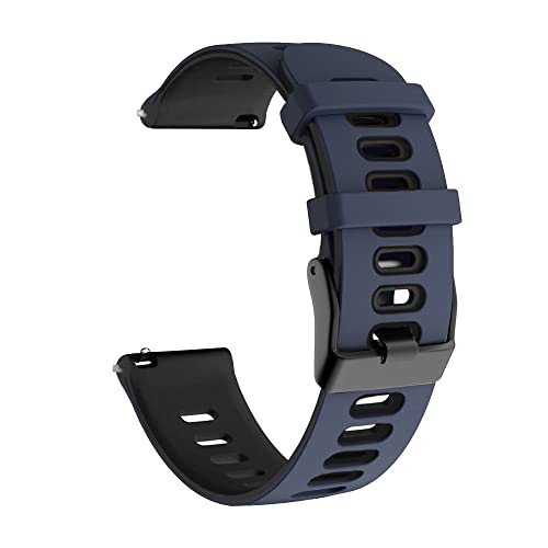 AMSOH 20 x 22 mm Smartwatch-Armband für Garmin Vivoactive 3 4 Venu 2 Silikonarmbänder Forerunner 158 55 Uhrenarmband Ersatz-Armband, 20mm Universal, Achat von AMSOH