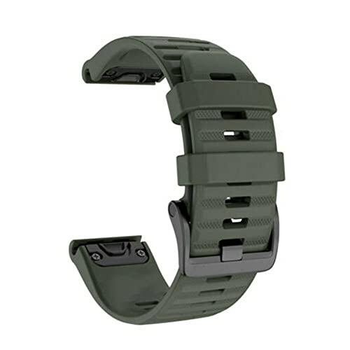 AMSOH 22 mm Silikon-Uhrenarmband für Garmin MARQ Serie, Armband für Garmin Instinct/Approach S60/Epix Quick Easyfit Armband, 22 mm, Achat von AMSOH