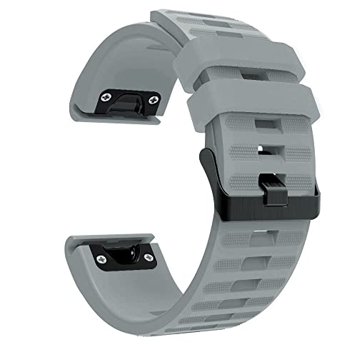 AMSOH 22 mm Silikon-Uhrenarmband für Garmin MARQ Serie, Armband für Garmin Instinct/Approach S60/Epix Quick Easyfit Armband, 22 mm, Achat von AMSOH