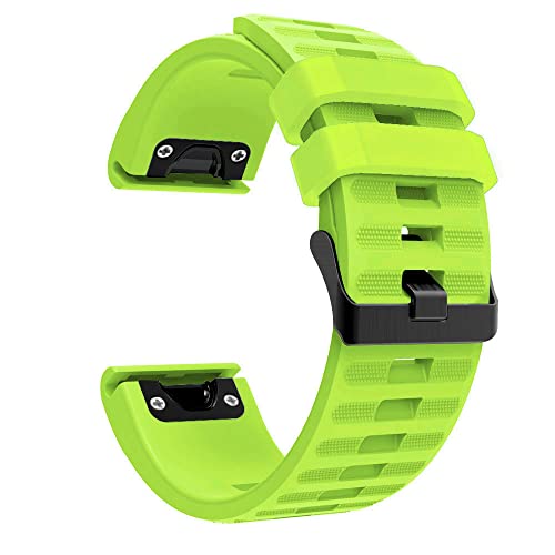 AMSOH 22 mm Silikon-Uhrenarmband für Garmin MARQ Serie, Armband für Garmin Instinct/Approach S60/Epix Quick Easyfit Armband, 22 mm, Achat von AMSOH