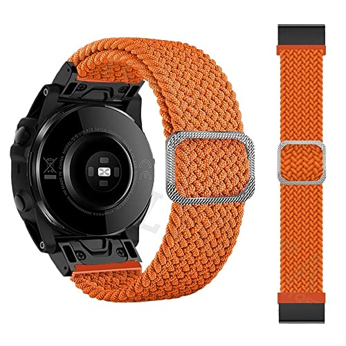 AMSOH 22 x 26 mm Nylon-Armband für Garmin Fenix 6 6X Pro Fenix 7 7X 5 5X Plus 3HR Forerunner 935 945 D2 Bravo Quick Release Smart Watch, For Fenix 5X 6X Pro, Achat von AMSOH