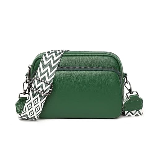AMSOH Damen-Umhängetasche, modisch, einzelne Schultertasche, große Kapazität, hohe klassische Tasche, passt zu jeder Damentasche, grün, Einheitsgröße von AMSOH