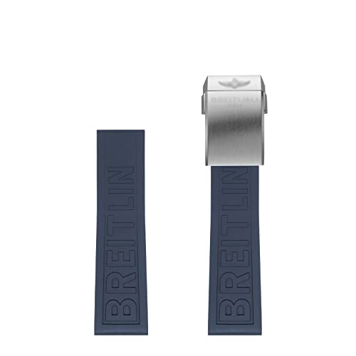 AMSOH Gummi-Uhrenarmband für Breitling-Uhrenarmbänder, 22 mm, 24 mm, für Avengers Navigtimer World, wasserdicht, weiches Uhrenarmband mit Schnalle, 22 mm, Achat von AMSOH